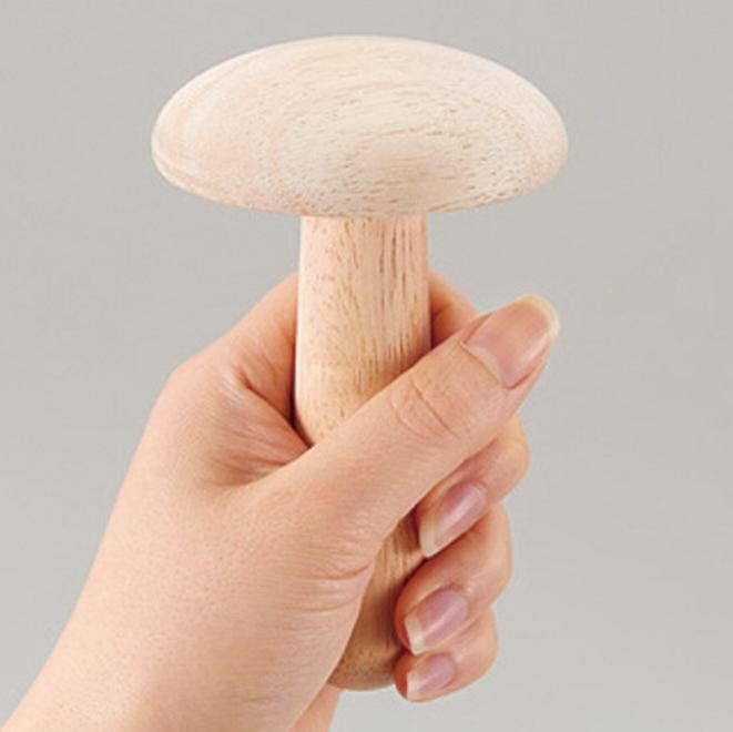 「FUNJI」In Japan – Material para bordar/ponto de cruz por atacado – Cogumelo de Remendo em Madeira de Carvalho com Kit de Costura Japonês2