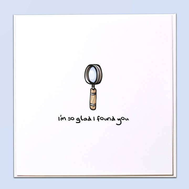 Jeg er så glad for, at jeg fandt dig Kort for engroshandel hos The Crafty Giraffe