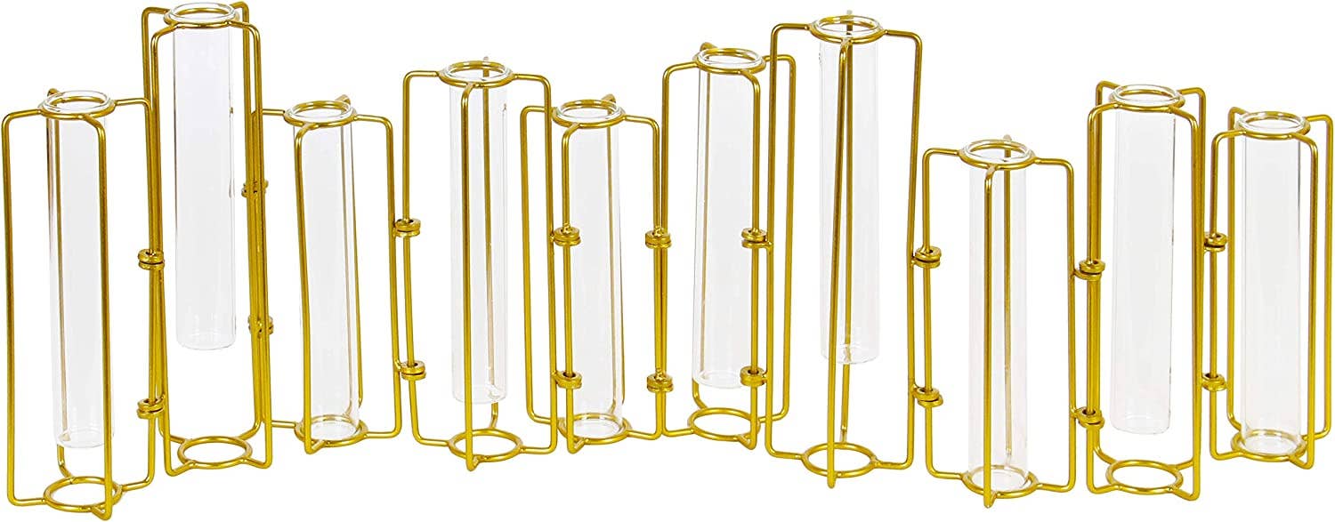 Wholesale Hinged Bud Vase 10 Pack, Glass Thin Cylinder Vases for your