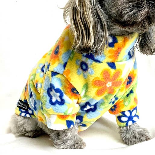 Spring Flowers Print Waterafstotende hondenfleece voor wholesale door Bella Katee Pets