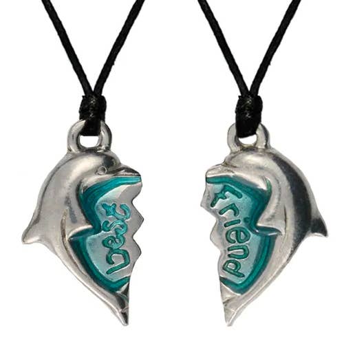 Best Friends Pewter Necklace - 9 - (USA-DDP) for wholesale by Myth & Magik - Silver Jewellery Cavern Wholesale
