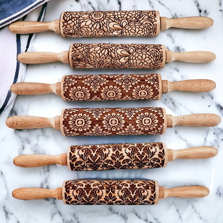 Gia Roma - Wholesale Rolling Pin - Spring Kitchen Gifts + Easter Baking, Rolling Pin for cookie