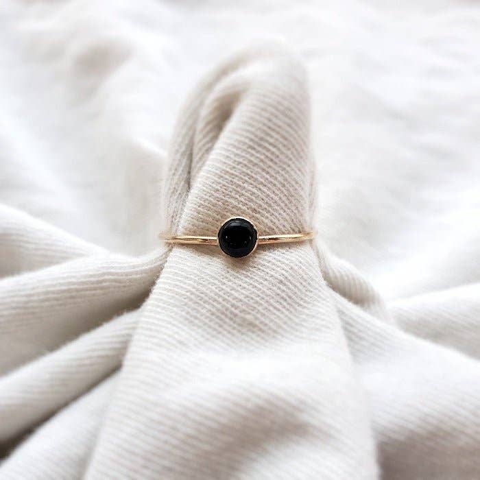 Black Onyx Ring for wholesale by Arcana Silver