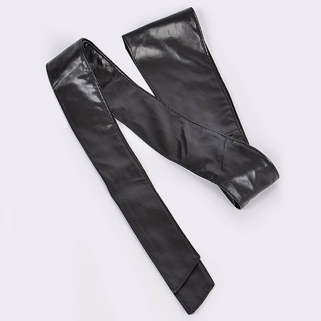 3AM BY H&D ACCESSORIES - Wholesale Belt - Women's - Faux Leather Tie Up Belt.18