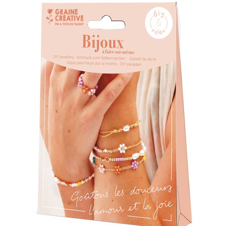 Graine Créative - Wholesale DIY Jewelry - Kids - PEARL & MOTHER-OF-PEARL JEWELRY KIT