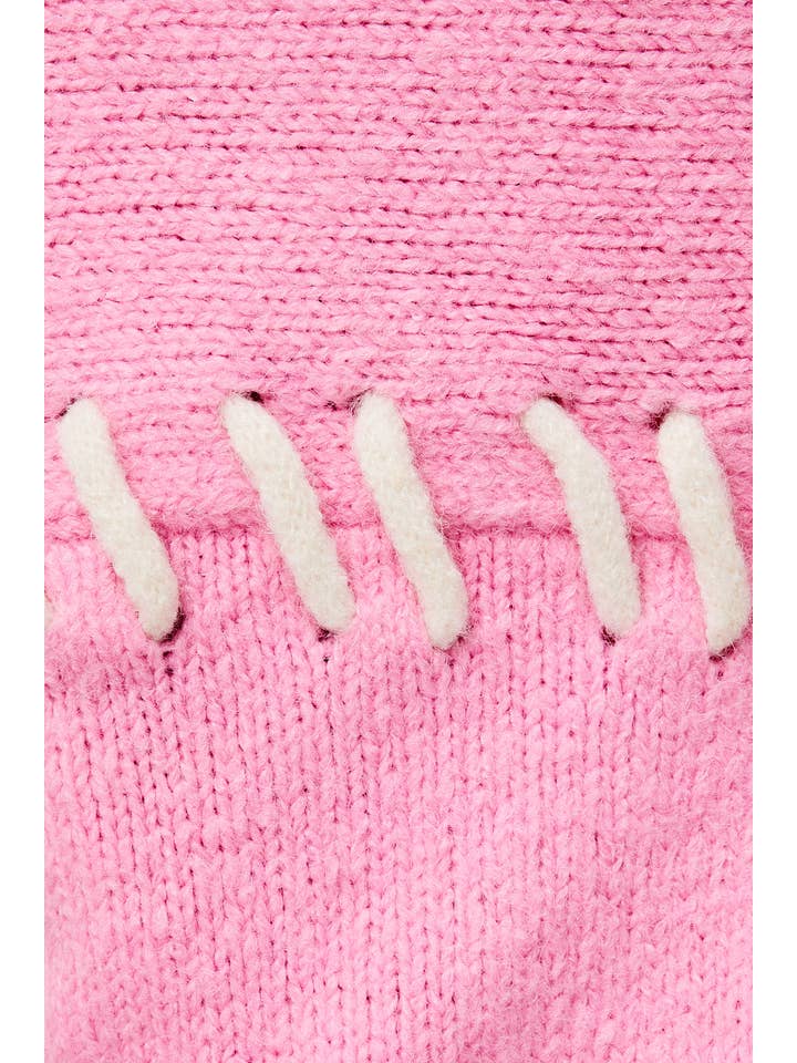 LE LIS - Wholesale Knit Sweater - Women's - STITCH DETAIL SWEATER TOP14