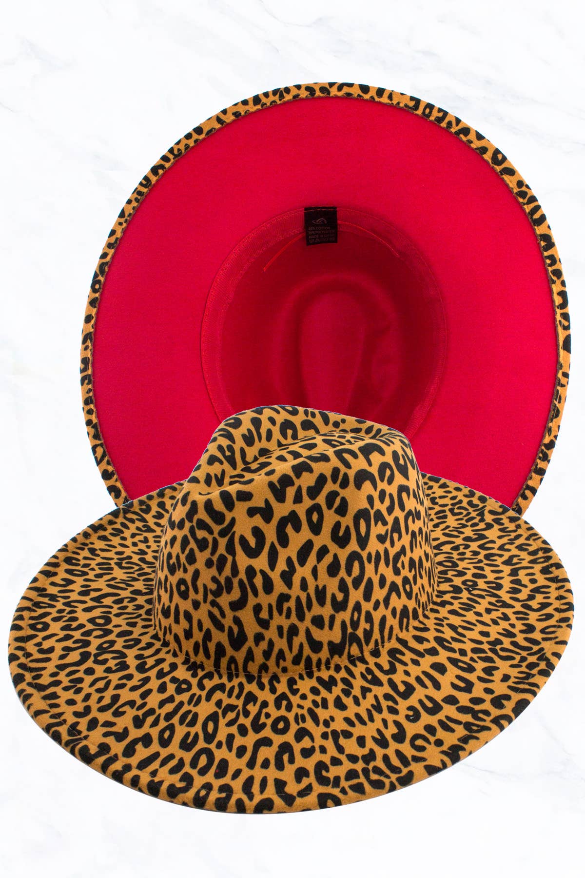 Suzie Q USA - Wholesale Fedora - Women's - leopard print Fedora Hats1