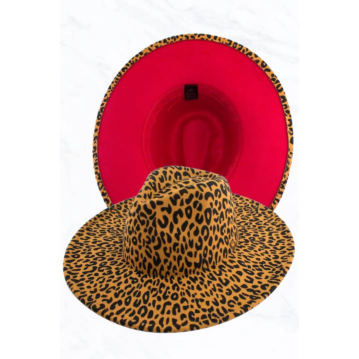 Suzie Q USA - Wholesale Fedora - Women's - leopard print Fedora Hats1