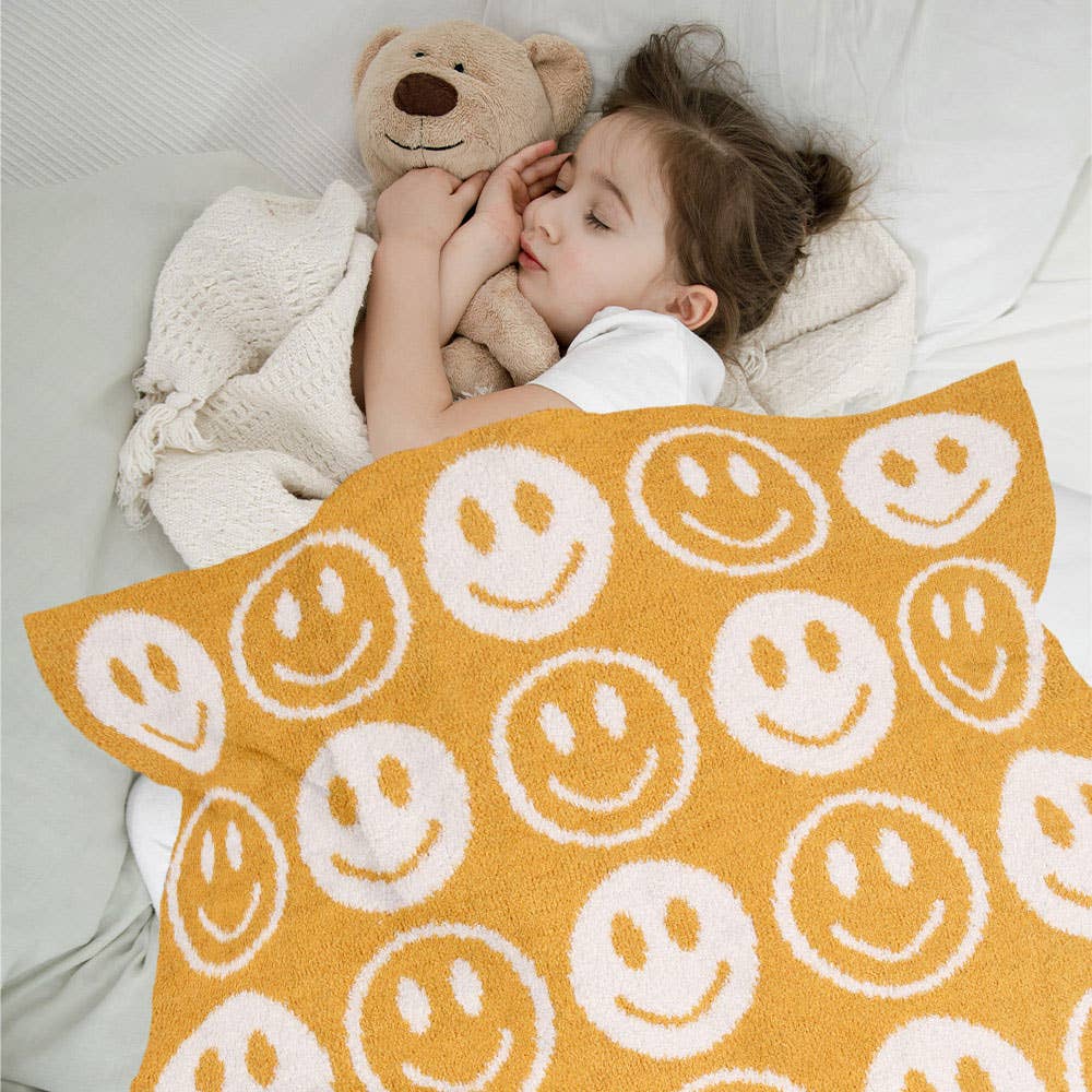 Sensibling Corp. - Wholesale Bedding Blanket - Kids & Baby - Smile Patterned Reversible Kids Throw Blanket20