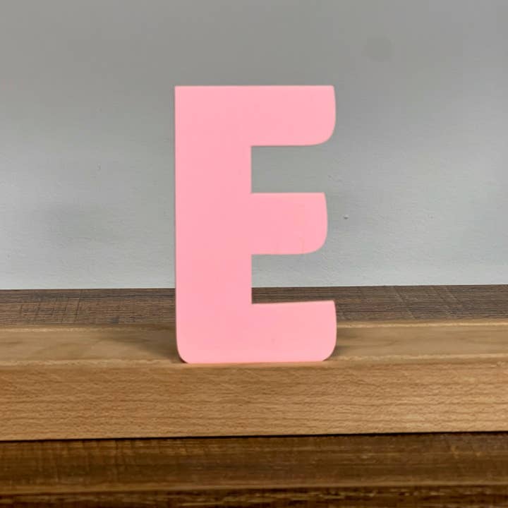 Artifacture - Wholesale Sign - Kryliq Individual Letters: 3" Craftsman Style- Matte Pastel Pink6