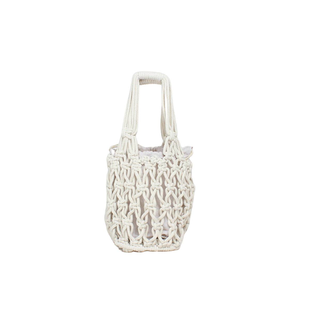 ShieldChic - Wholesale Beach Bag - Crochet Market Bag Fishing Net Hollow Bag1