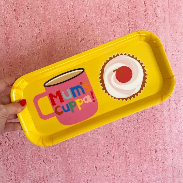 Poppekins - Wholesale Serving Tray - Mum's Cuppa Melamine Serving Tray