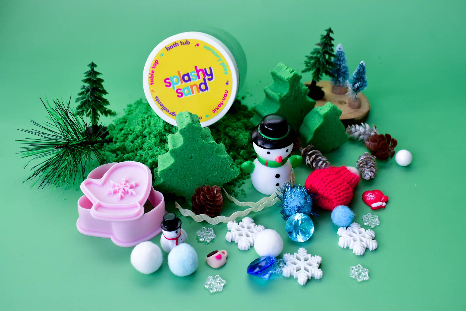 splashy sand - Wholesale Toy Set - Kids - Winter Wonderland Sensory splashy sand Play Kit3