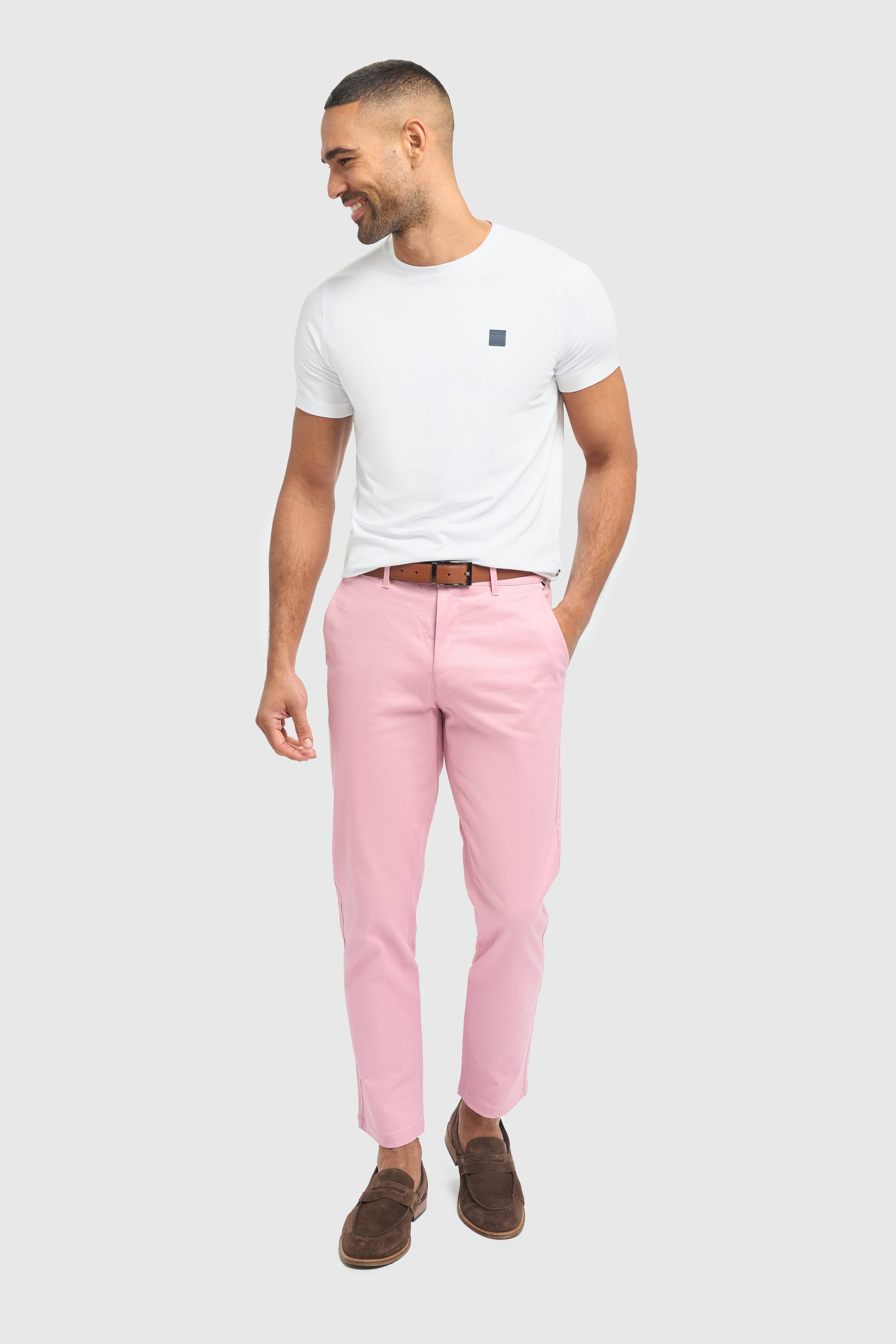 CASTLESON - Wholesale Pants - Men's - Chino trousers men - Cavani Dakota Mauve1