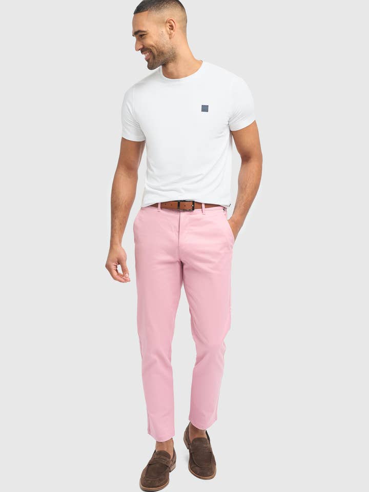 CASTLESON - Wholesale Pants - Men's - Chino trousers men - Cavani Dakota Mauve1