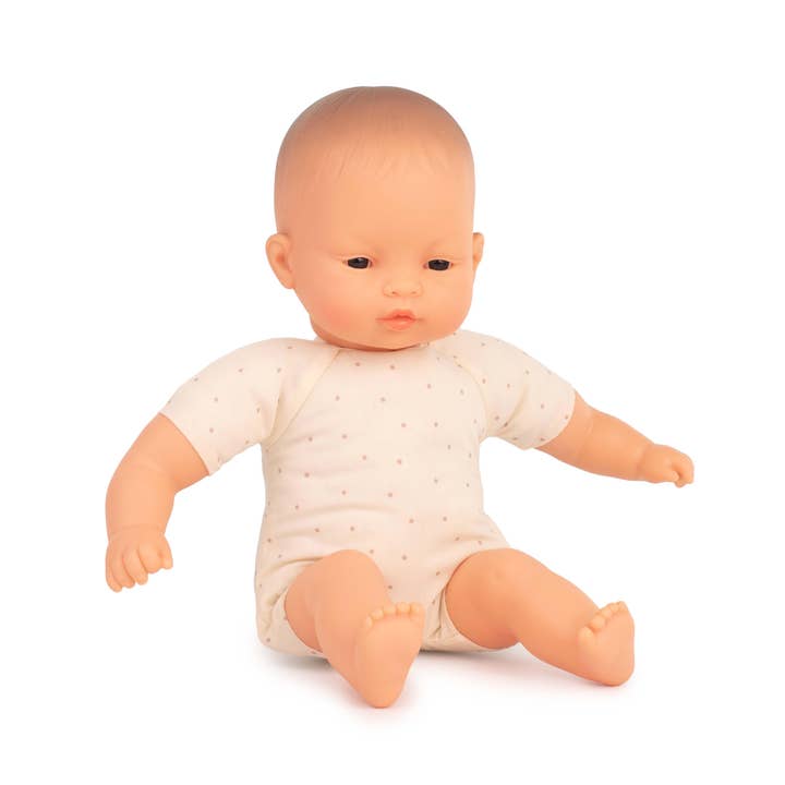 Miniland Educational - Wholesale Doll - Kids - Asian Soft Body Doll 12 5/8" (polybag)
