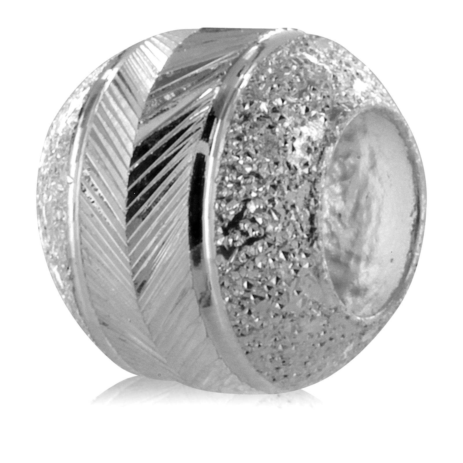 West Coast Jewelry – wholesale Individual charm/pendant – Dancing Disco Ball Silver Tone Bead Charm0