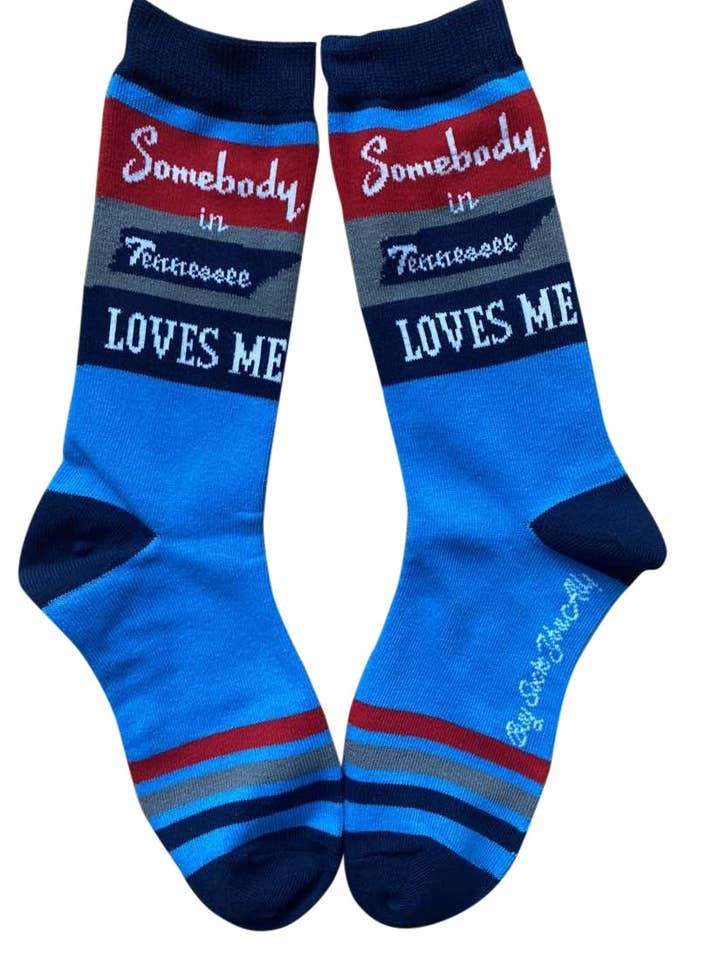 Chaussettes femme Somebody in Tennessee Loves Me pour la vente par Buy Socks You All