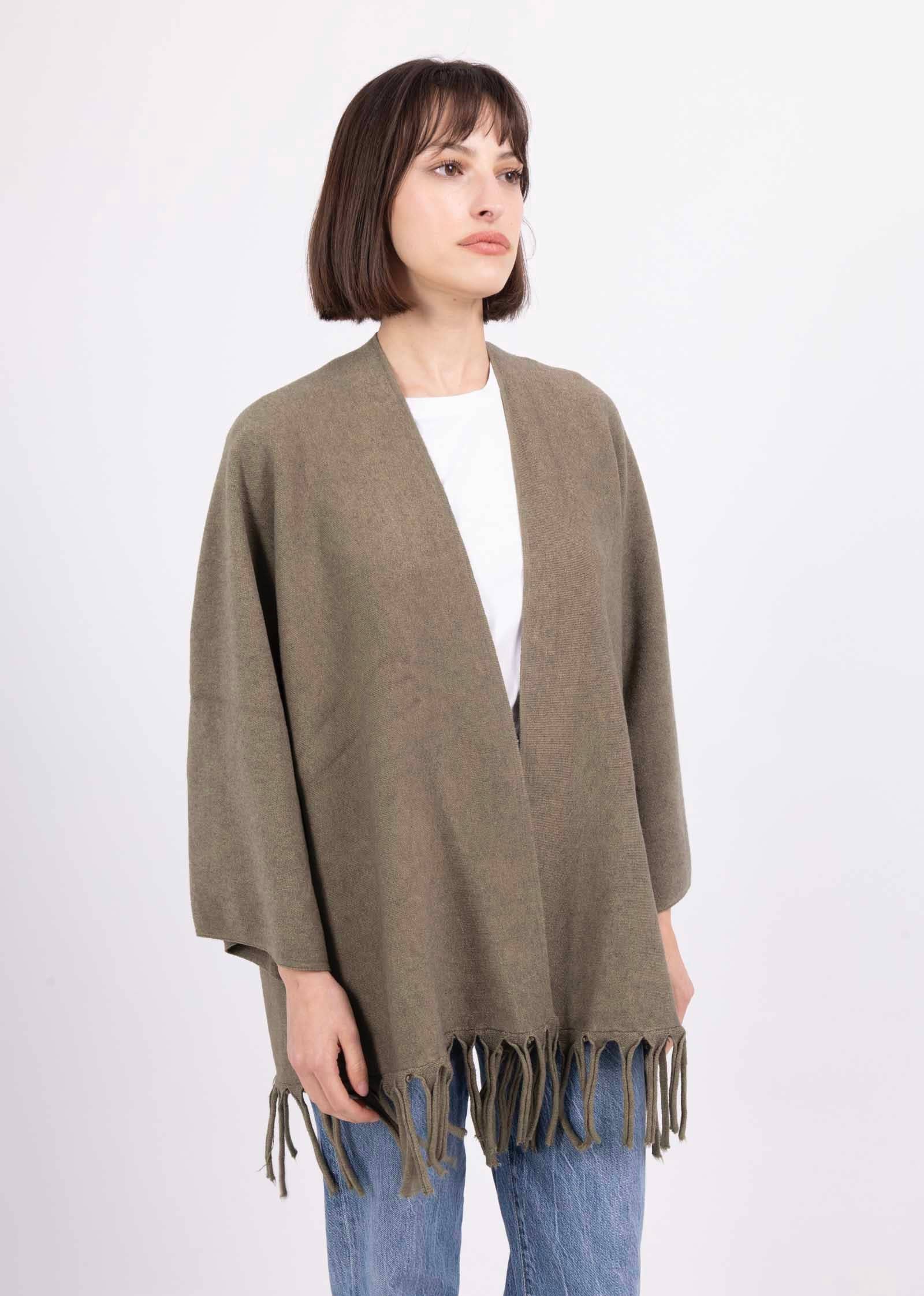LINEN & COTTON HOUSE - Vente Poncho – femme - 8332 PONCHO FALL WINTER CLOTHING 1