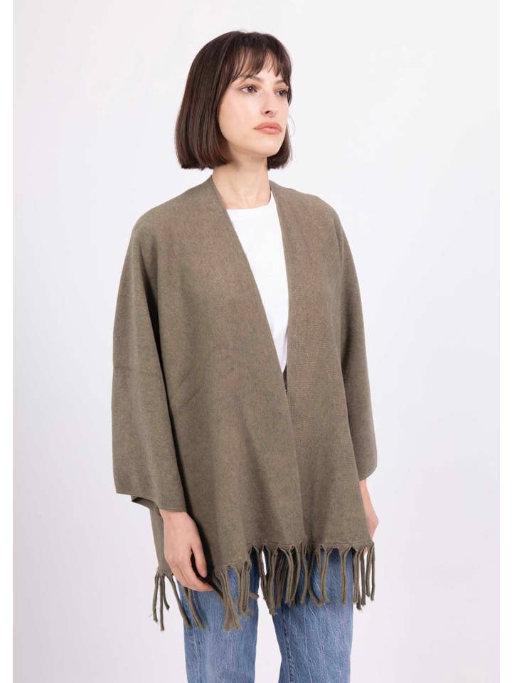 LINEN & COTTON HOUSE - Vente Poncho – femme - 8332 PONCHO FALL WINTER CLOTHING 1