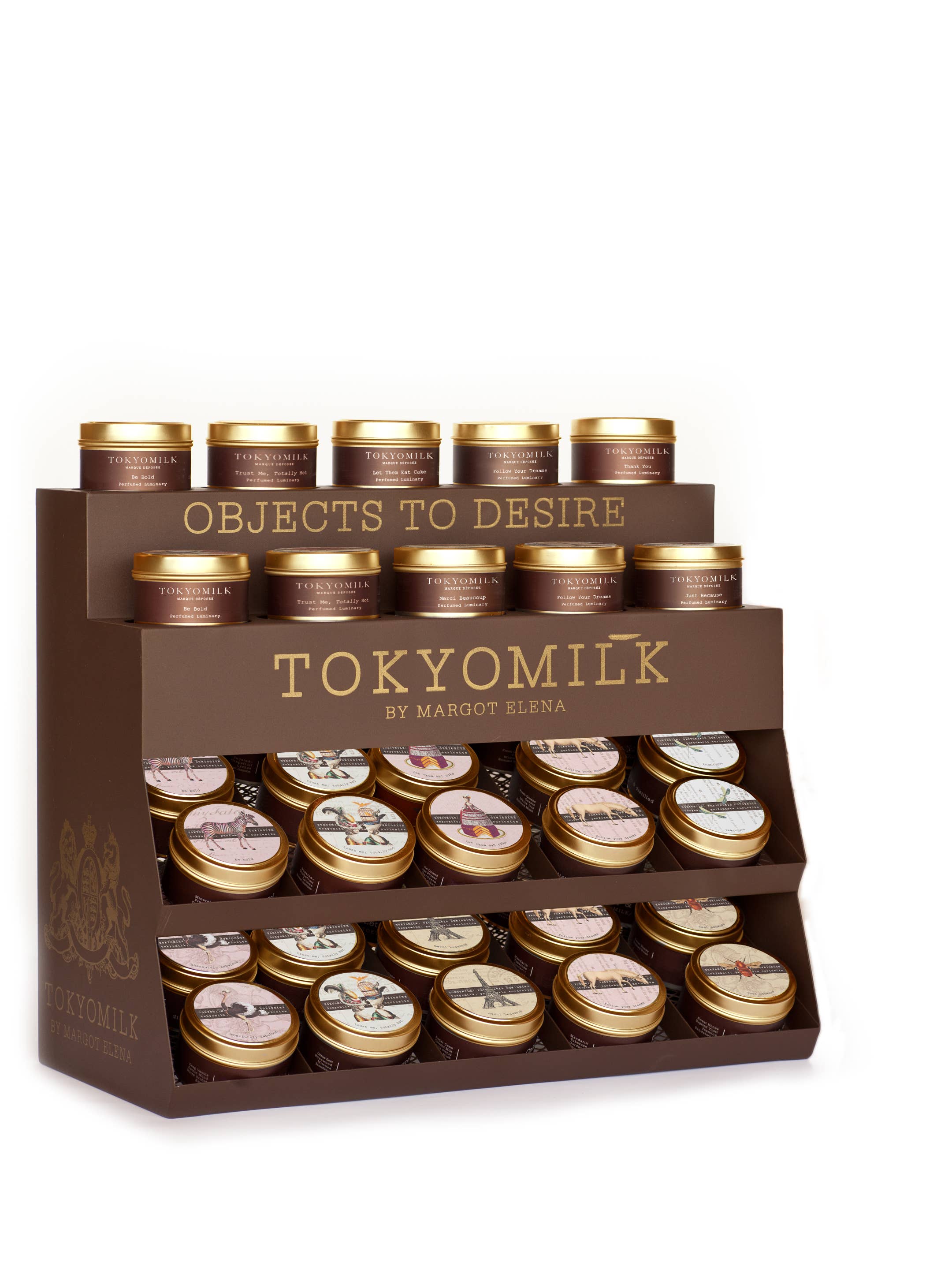 TokyoMilk - Wholesale Retailer Display - Beauty & Wellness - TOKYO MILK TIN CANDLE DISPLAY0