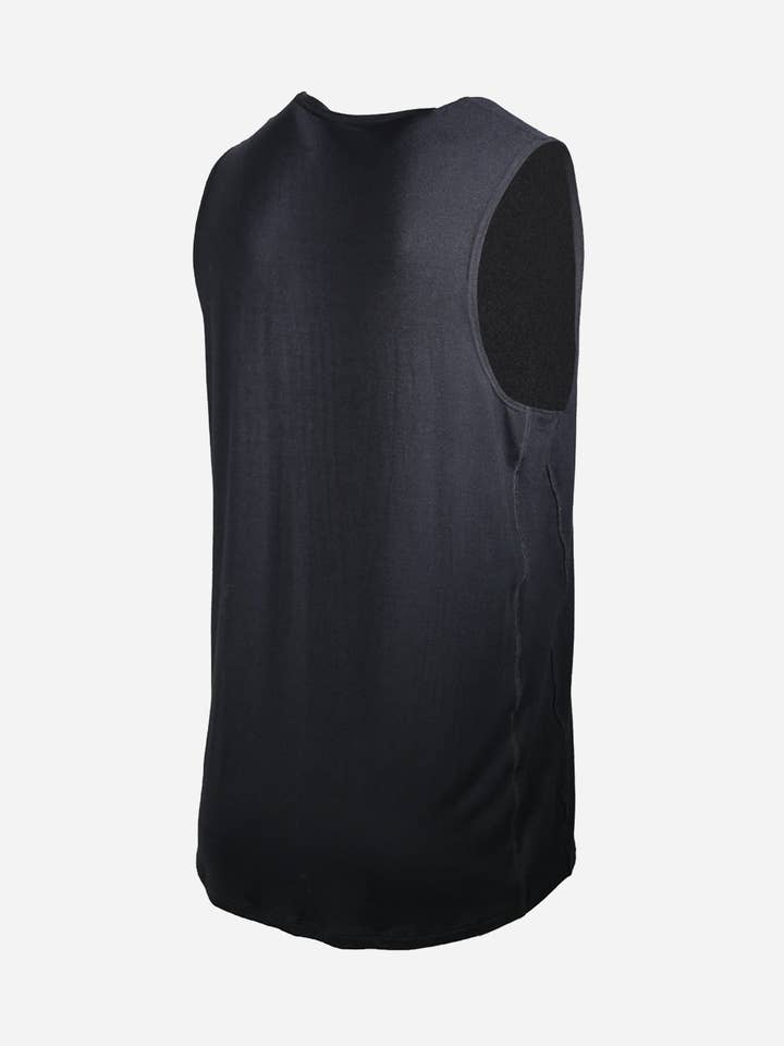 Bamboo Aerotech Tank - Heather Grey for wholesale by Bamtech