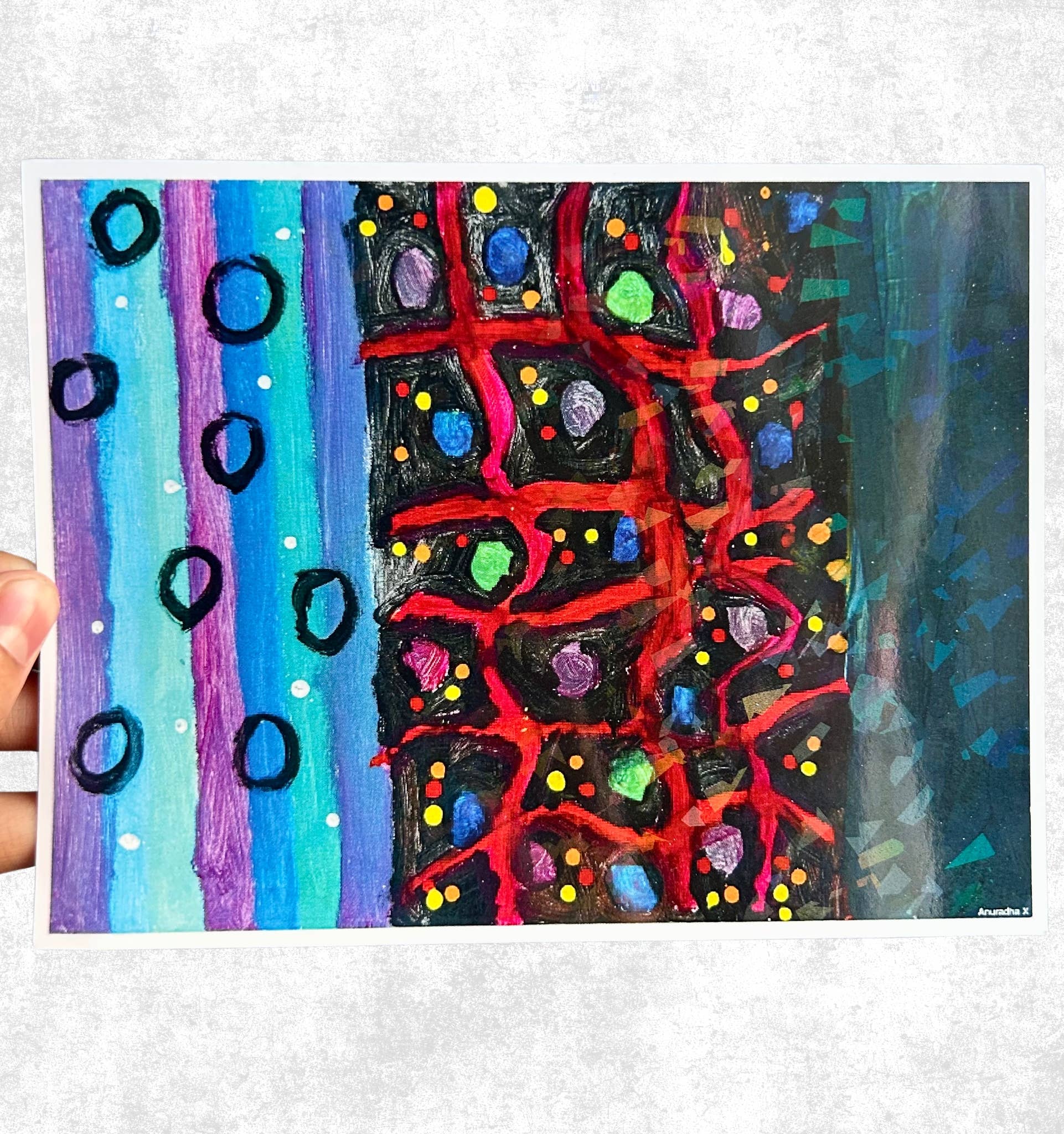 Anuradha X Art - Wholesale Art Print - Emotions Holographic 5x7 Print