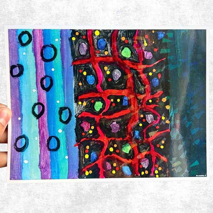 Anuradha X Art - Wholesale Art Print - Emotions Holographic 5x7 Print0