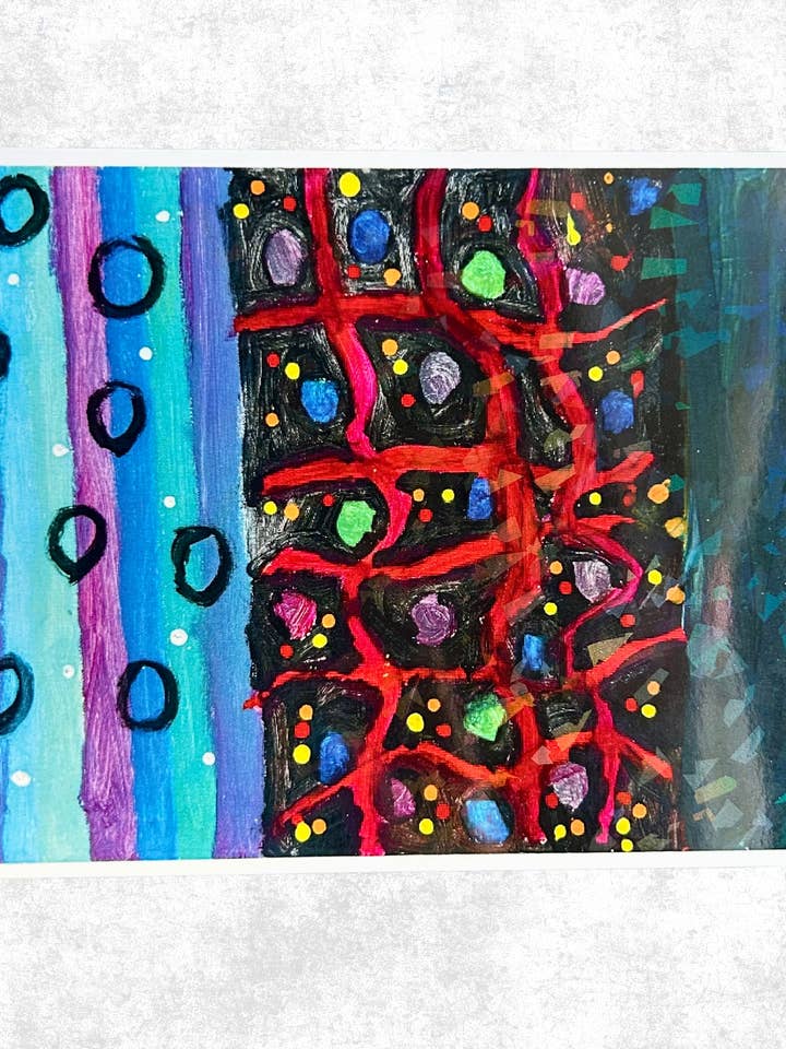 Emotions Holographic 5x7 Print for wholesale by Anuradha X Art