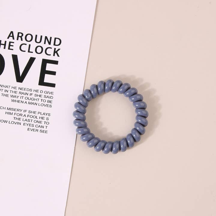 NINEXIS - Wholesale Hair Tie - CWAHA1108_Simple Phone Line Hair Tie 15