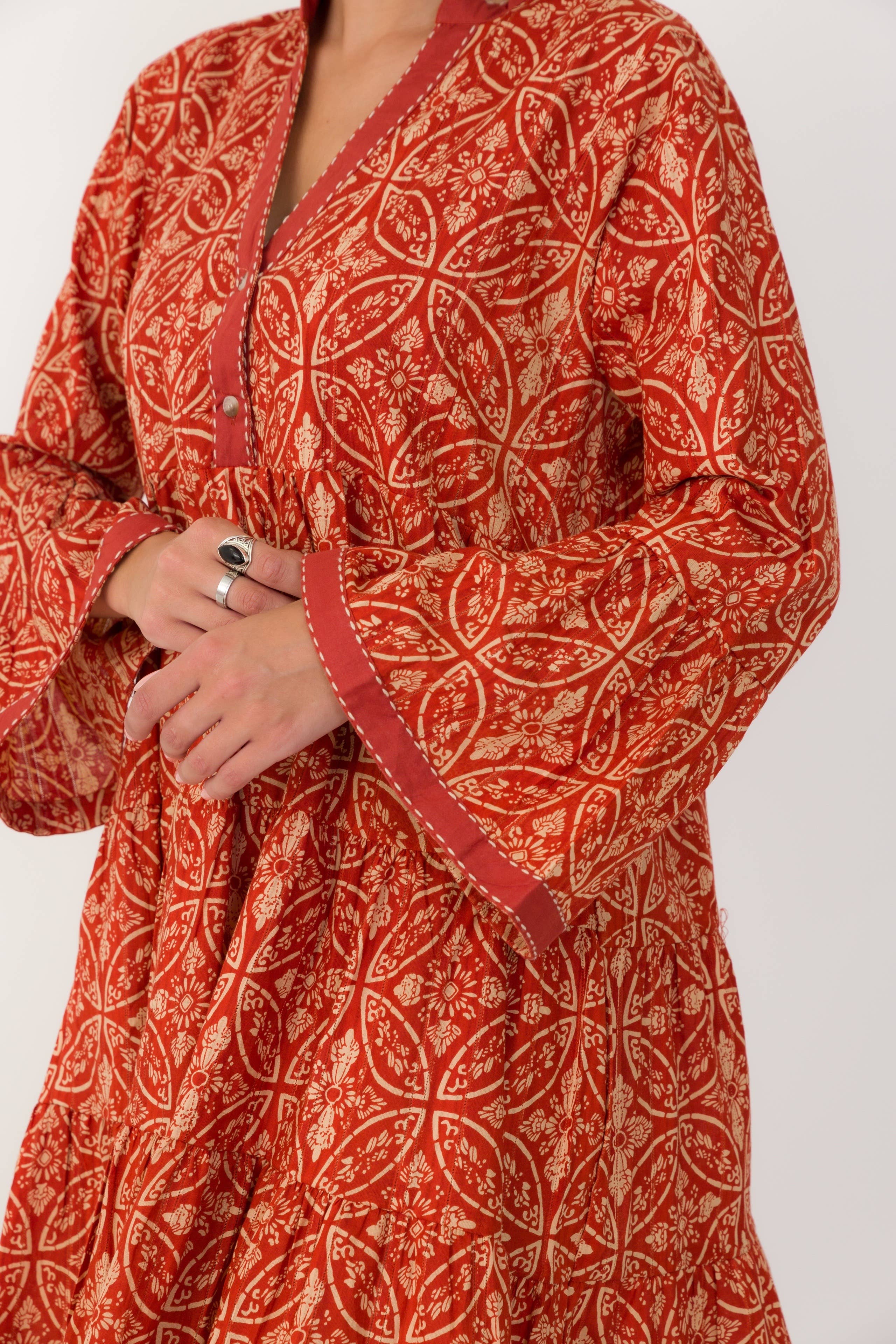 764 Abito corto con scollo a V - Prezzo  in vendita all'ingrosso su Faire5