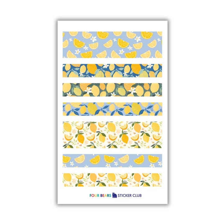 Cit-rus ha un vero Washi per la vendita all'ingrosso da parte di Four Bears Sticker Club