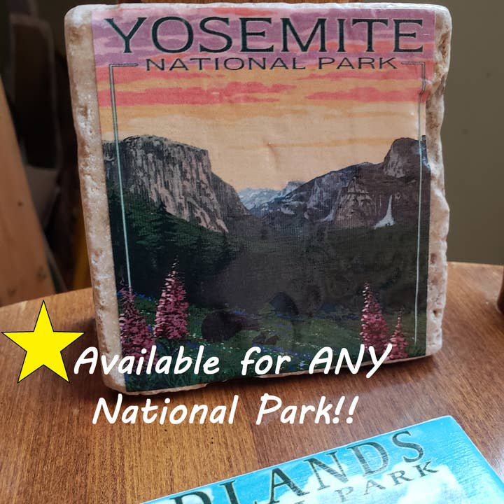 Vintage National Park Postcard Coasters for wholesale by Hand to Home Concepts, LLC