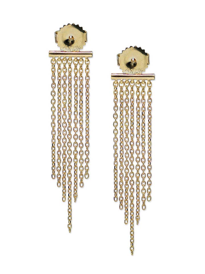Cléo Long Fringe Earring Backing for wholesale by ANZIE