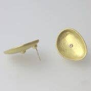 Mushroom with Crystal Post Earrings for wholesale by Takobia