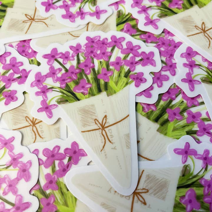 Forage and Roam Design Co., LLC - Wholesale Sticker - Flower Bundle Sticker2