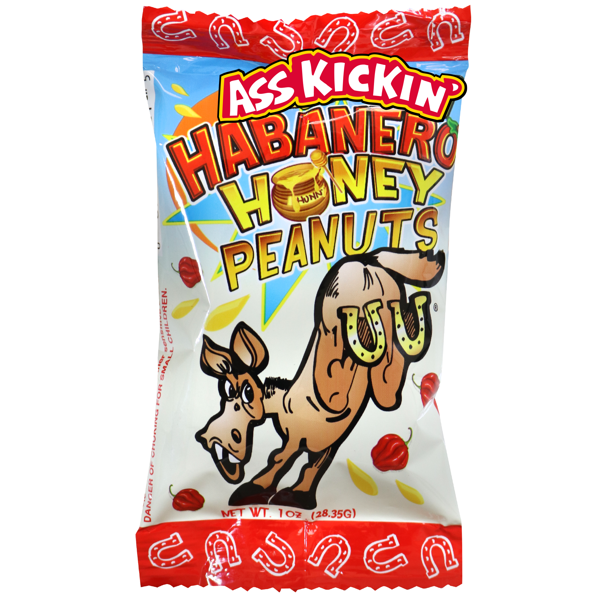 Southwest Specialty Food - Wholesale Nuts - Ass Kickin’ Habanero Honey Peanuts 1 oz. Bag1
