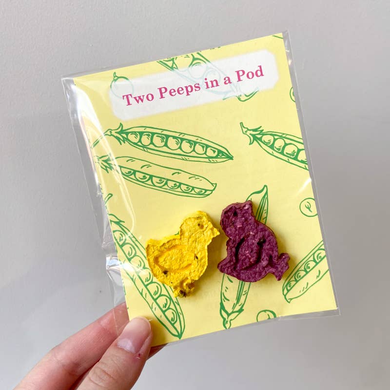 Papercraft Miracles LLC - Wholesale Plant Seeds - Two Peeps In A Pod Seed Bomb4