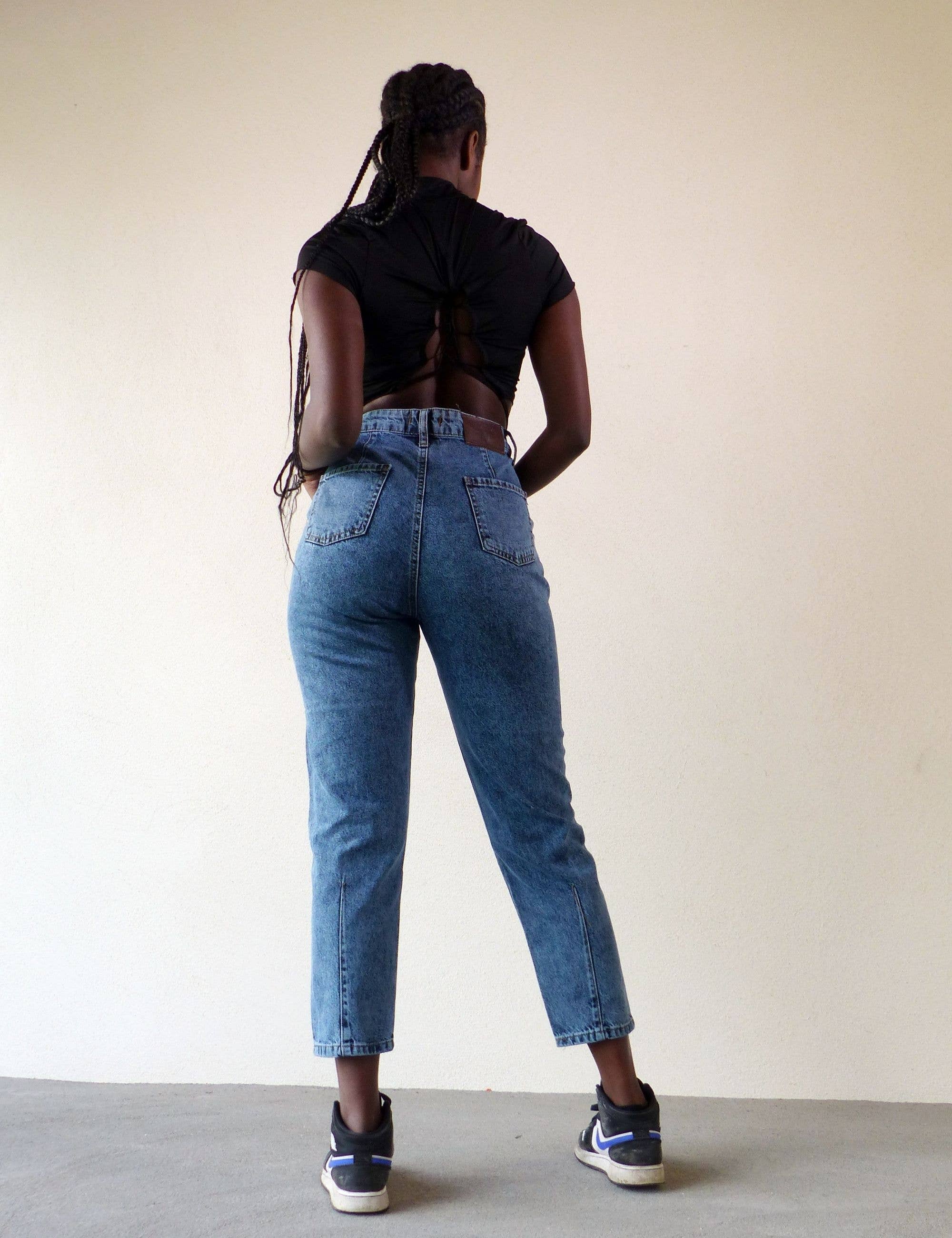 SPONTANÉ - Wholesale Jeans - Women's - Women's mom jeans - High waist - 80s style revisited4