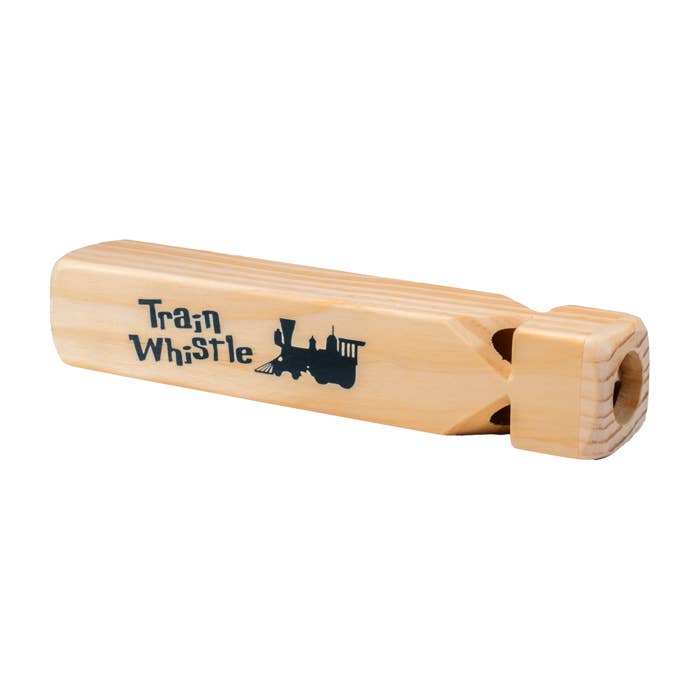 Toysmith - Wholesale Wood Toy - Kids - Neato! 7.5" Classic Wooden Train Whistle- Retro Classic