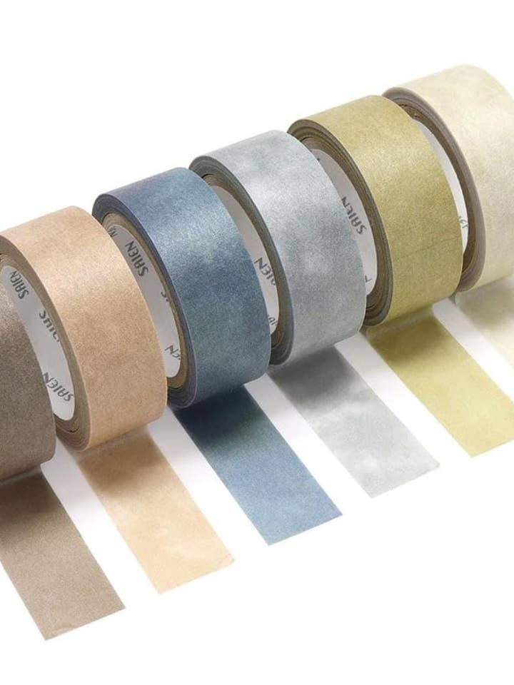 Miki Tamura Nostalgia Washi Tape Set - 6 Vintage Tones for wholesale by 「FUNJI」In Japan