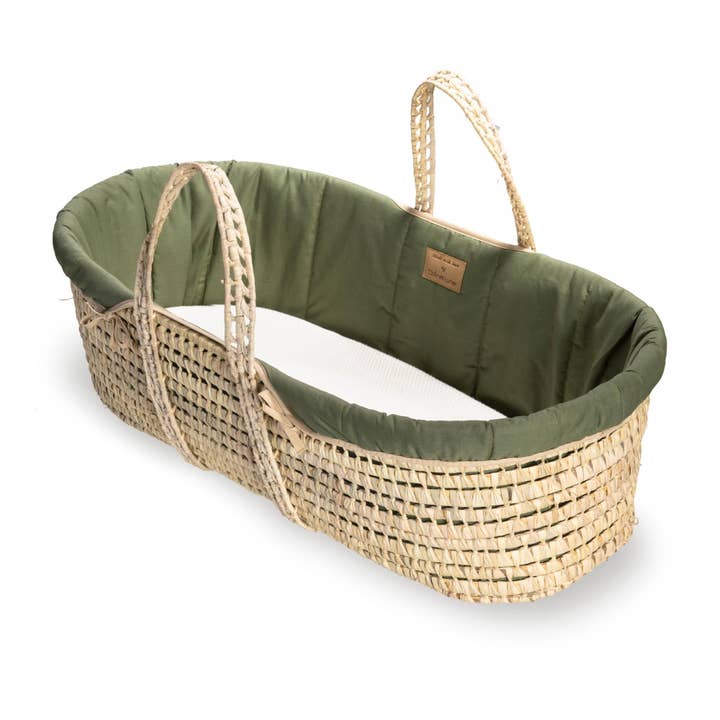 Clair De Lune – wholesale Bassinet – Baby – Organic Palm Moses Basket17