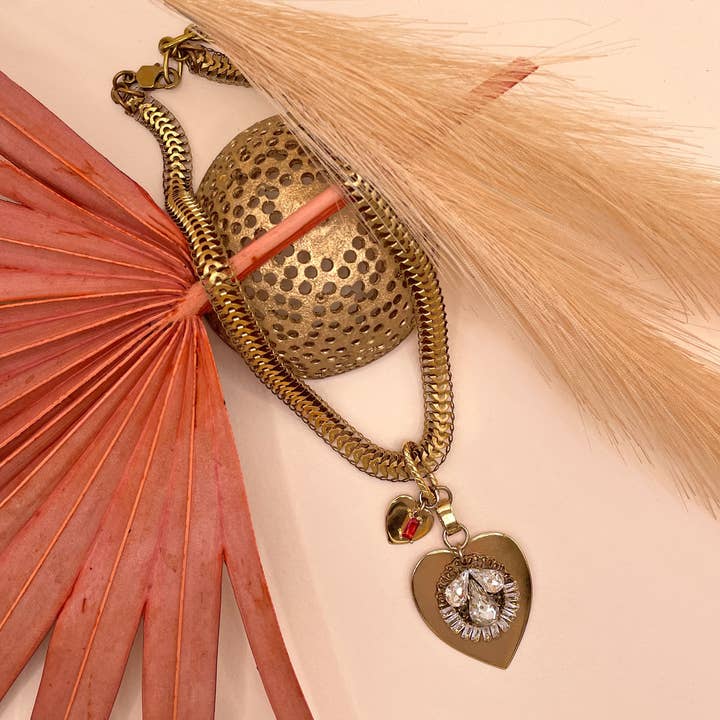 Teodora Ketting met Harten voor wholesale door Susi di Re