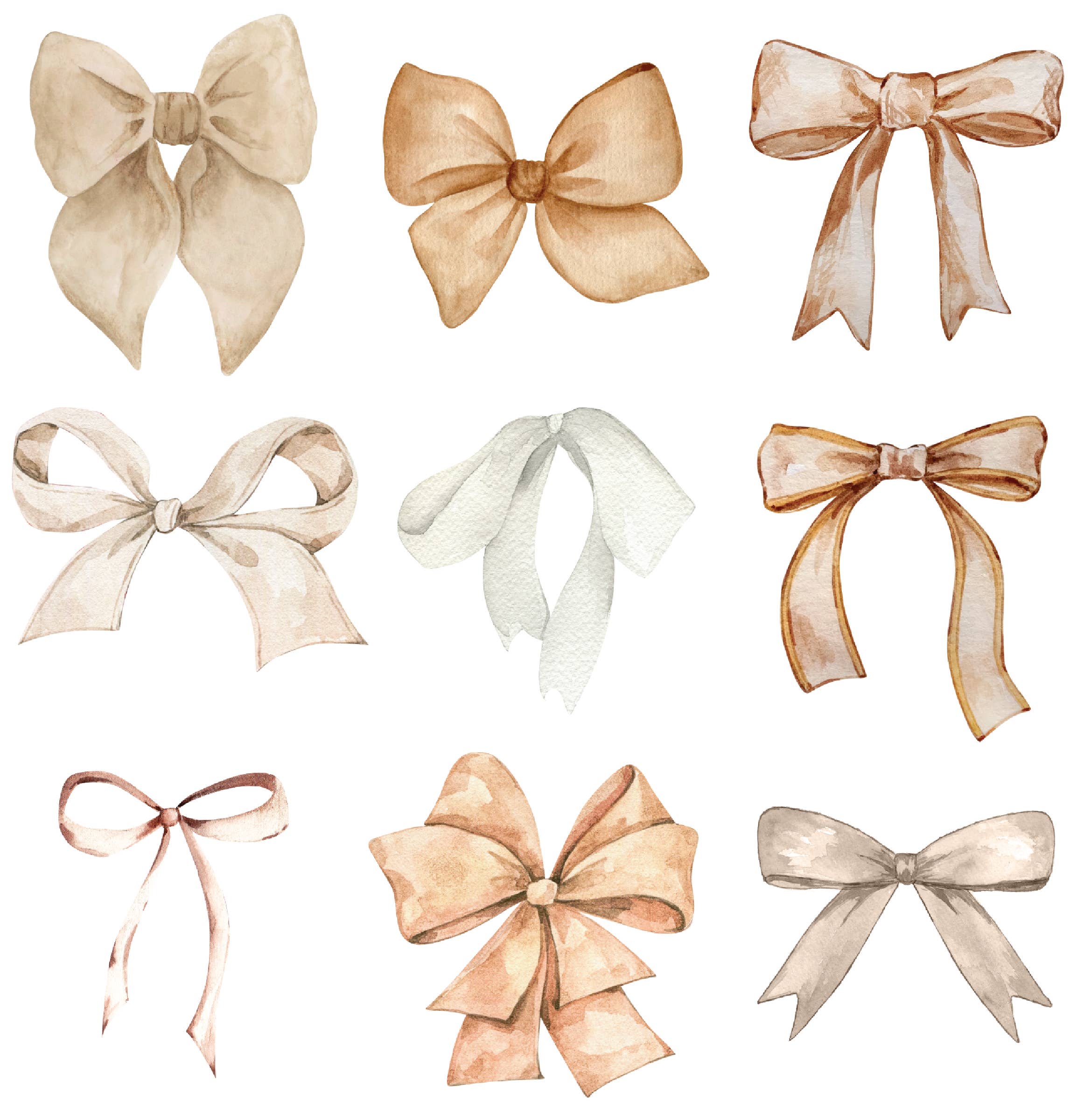 M2B Designs - Wholesale Sublimation Transfer - Natural Bow Coquette DTF Transfer