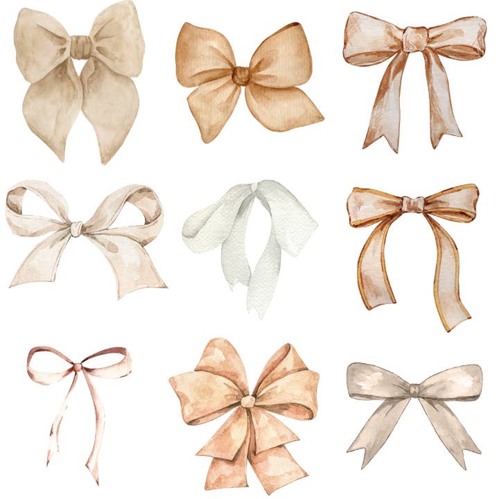 M2B Designs - Wholesale Sublimation Transfer - Natural Bow Coquette DTF Transfer0