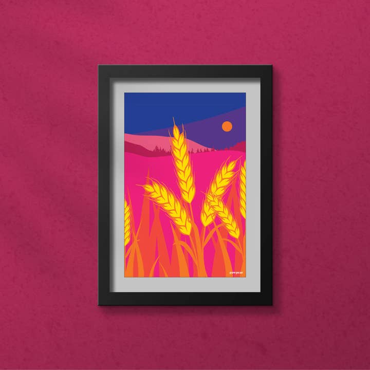 Pawpear - Wholesale Art Print - Barley Print1