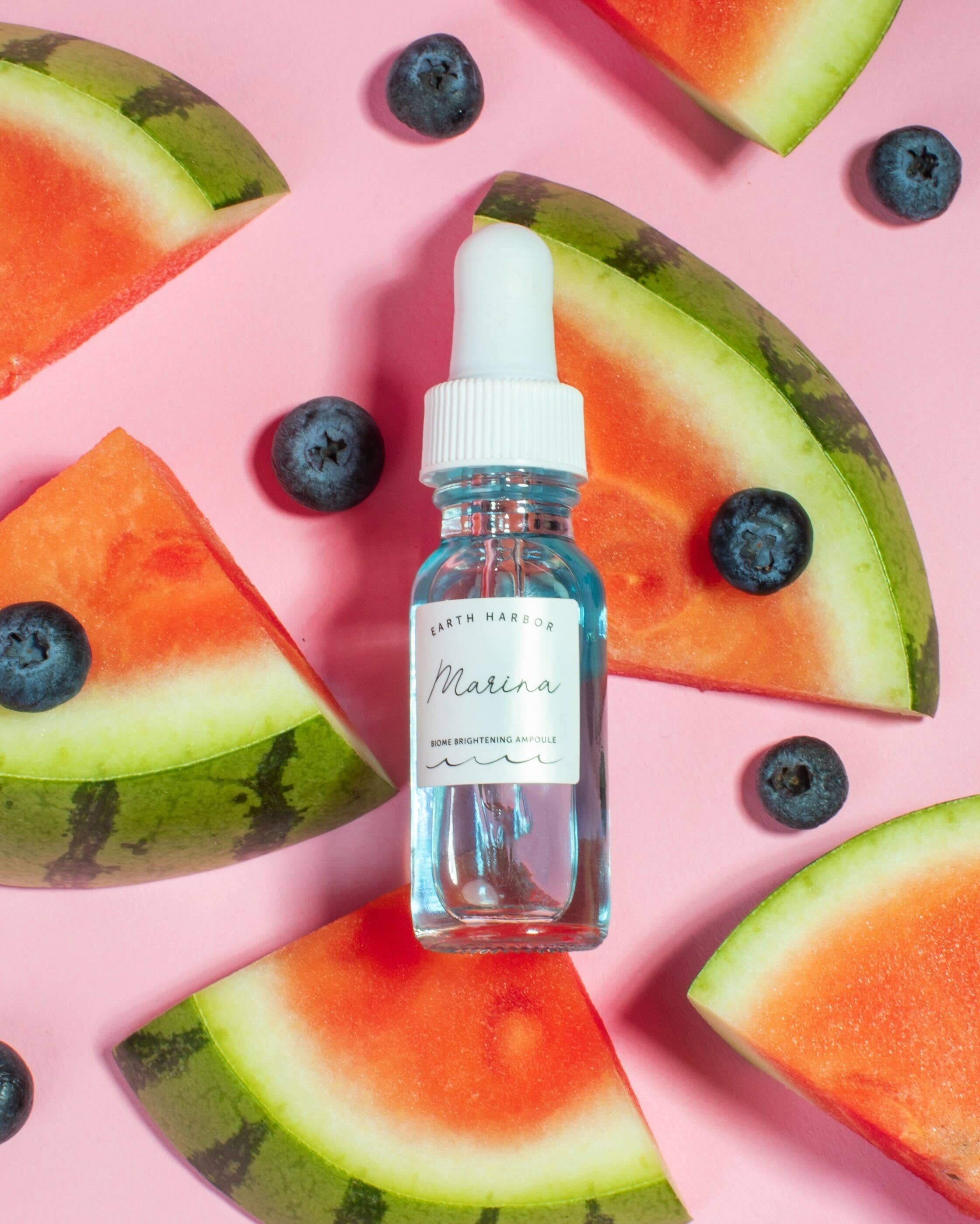 Earth Harbor Naturals – wholesale Facial serum/concentrate – MARINA Biome Brightening Concentrate: Spirulina + Blue Tansy5