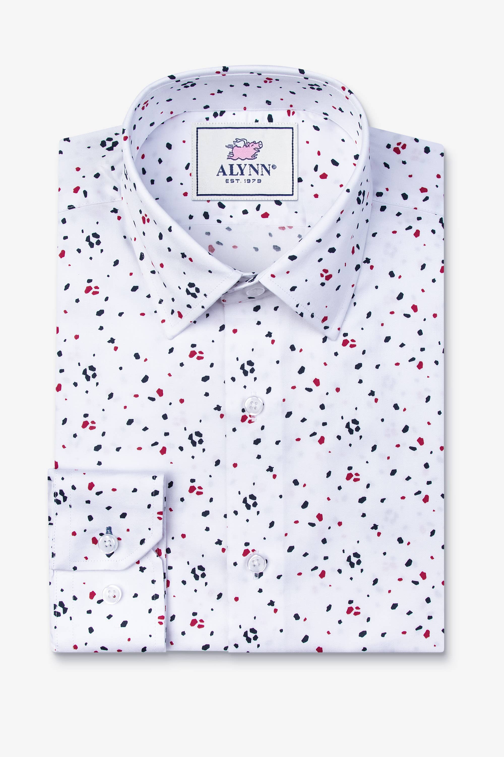Alynn – Großhandel Hemd mit Button-down-Kragen – Herren – Carter Untuckable Weißes Hemd in klassischer Passform von Alynn 1