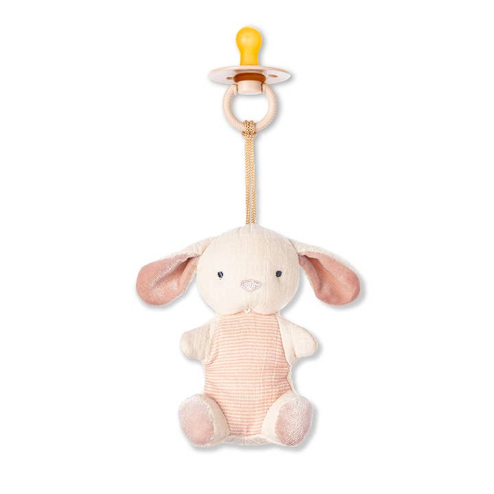 Itzy Ritzy - Wholesale Pacifier - Baby - *NEW OPTIONS* Bitzy Pal Natural Rubber Pacifier & Plush