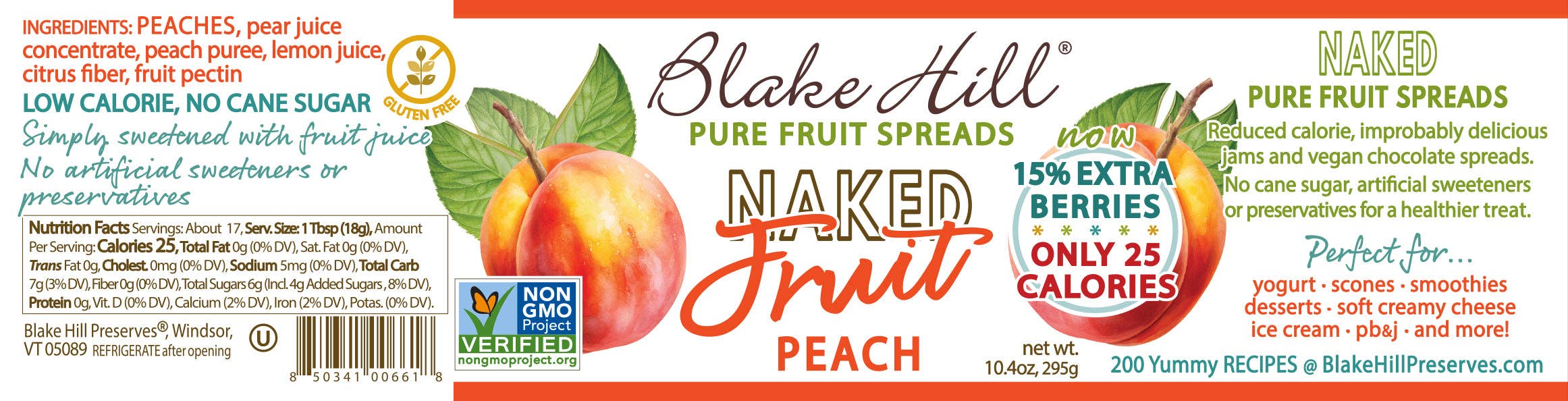 Blake Hill Preserves - Wholesale Jam/Jelly - Naked Peach10